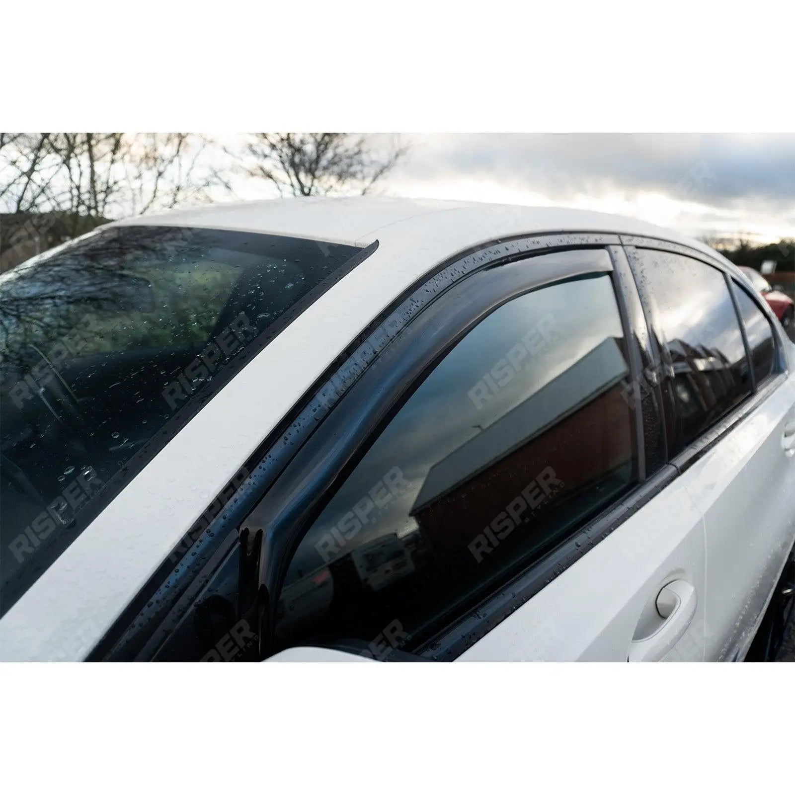 Dark Smoke 2PC STX Internal Wind Deflectors Front Doors For BMW 3 Series G20 2019+ Secondary image