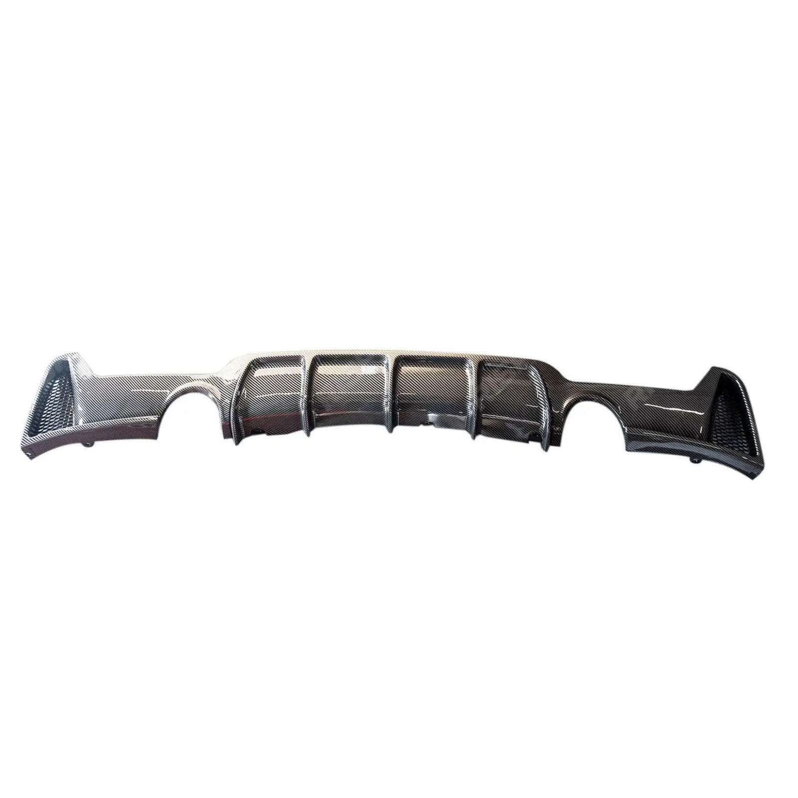 Dual Exit Rear Diffuser in Carbon Look For BMW 4 Series F32 F36 M Sport - Secondary image