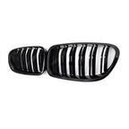 BMW 5 Series F10 2009-2017 DUAL SLAT FRONT GRILL IN GLOSS BLACK Grilles