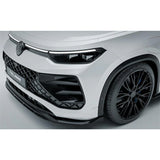 VW Tayron R-Line MK1 2025 On Front Splitter In Gloss Black