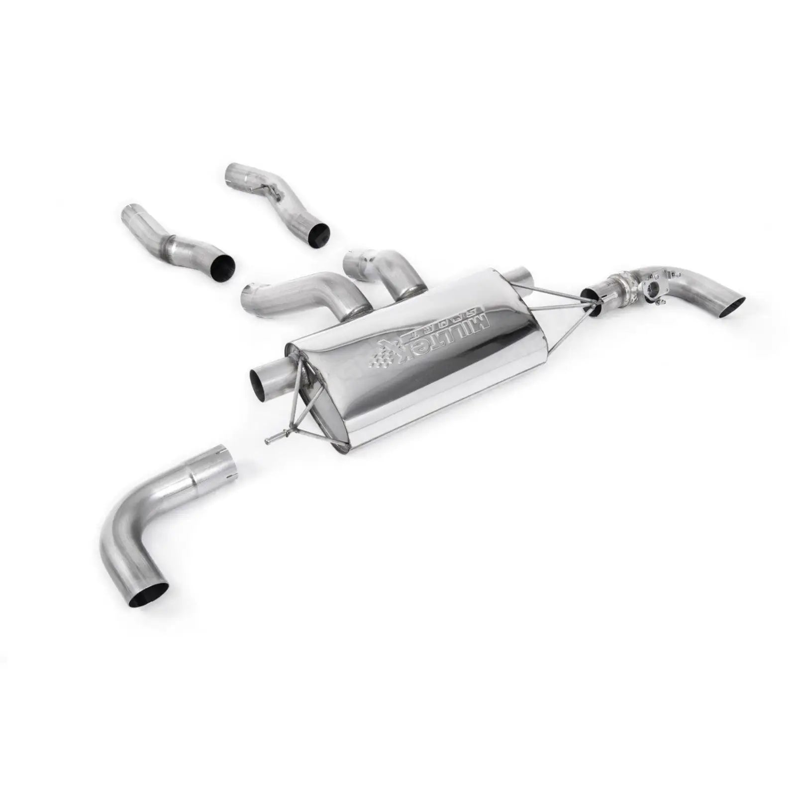 BMW 2 Series G42 2021+ M240i xDrive Milltek Sport Particulate Filter Back Exhaust System Main image