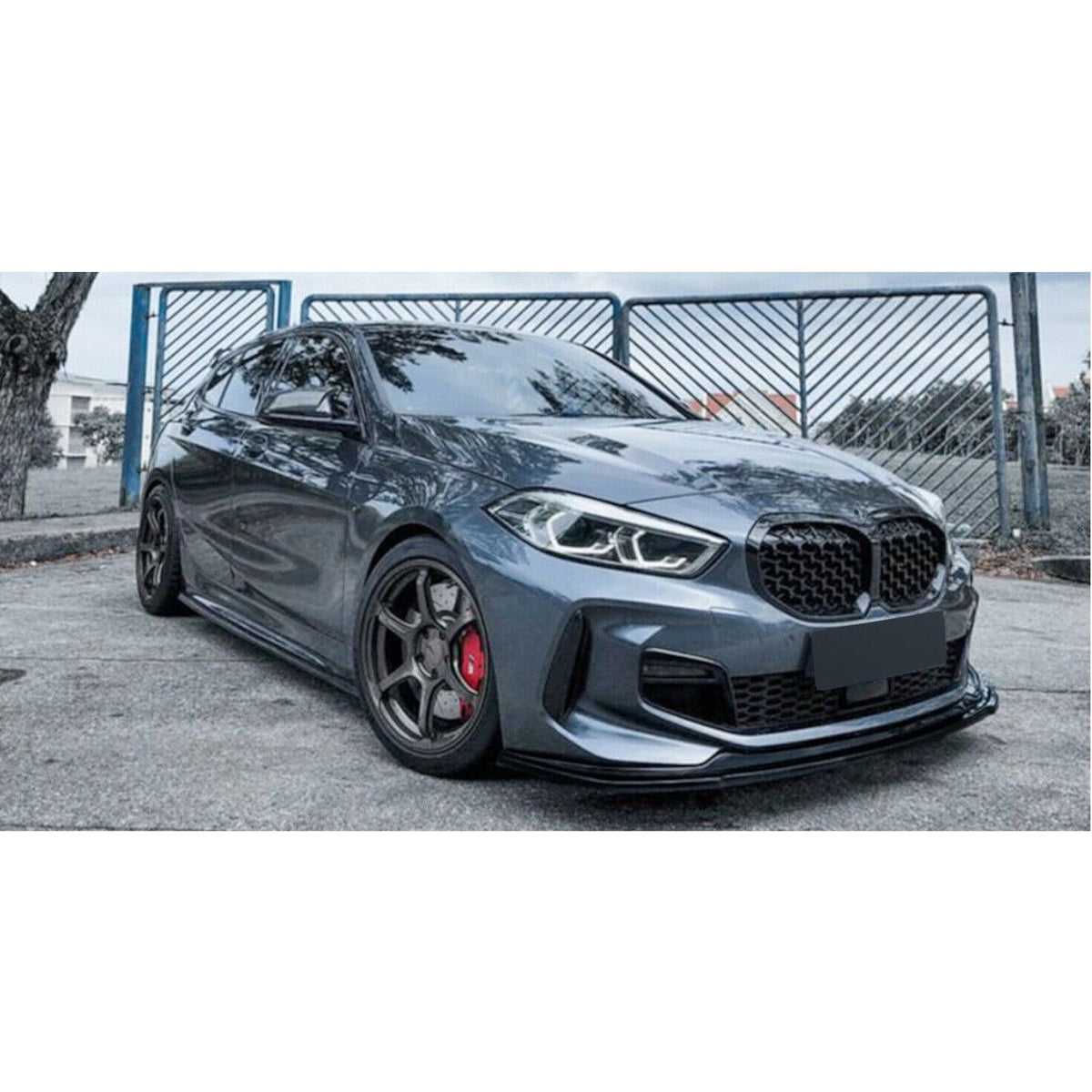 BMW 1 Series F40 2018 - 2024 Gloss Black M Sport - M135i Risper Front Splitter