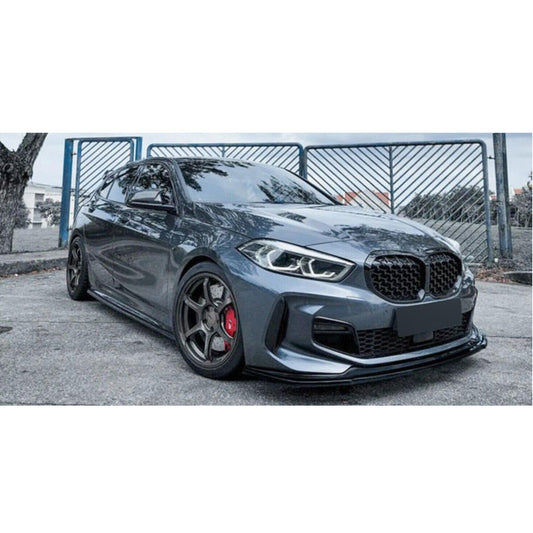 BMW 1 Series F40 2018 - 2024 Gloss Black M Sport - M135i Risper Front Splitter