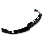 Mercedes C - Class W205 2019 - 2022 Facelift 'C63S Brabus Style' Front Splitter Lip - Gloss Black