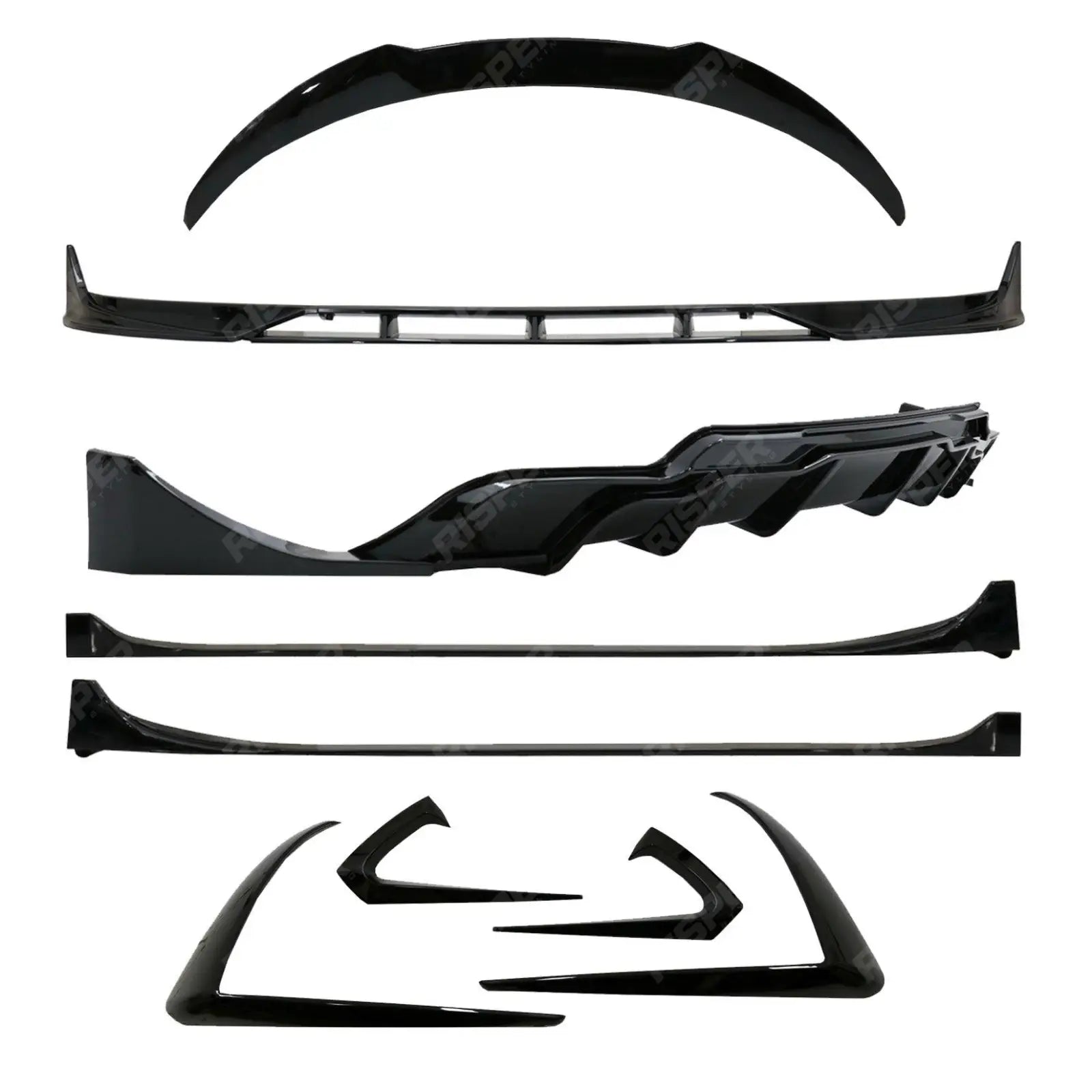 Tesla Model 3 2018 - 2023 Fast Aero Body Kit In Gloss Black