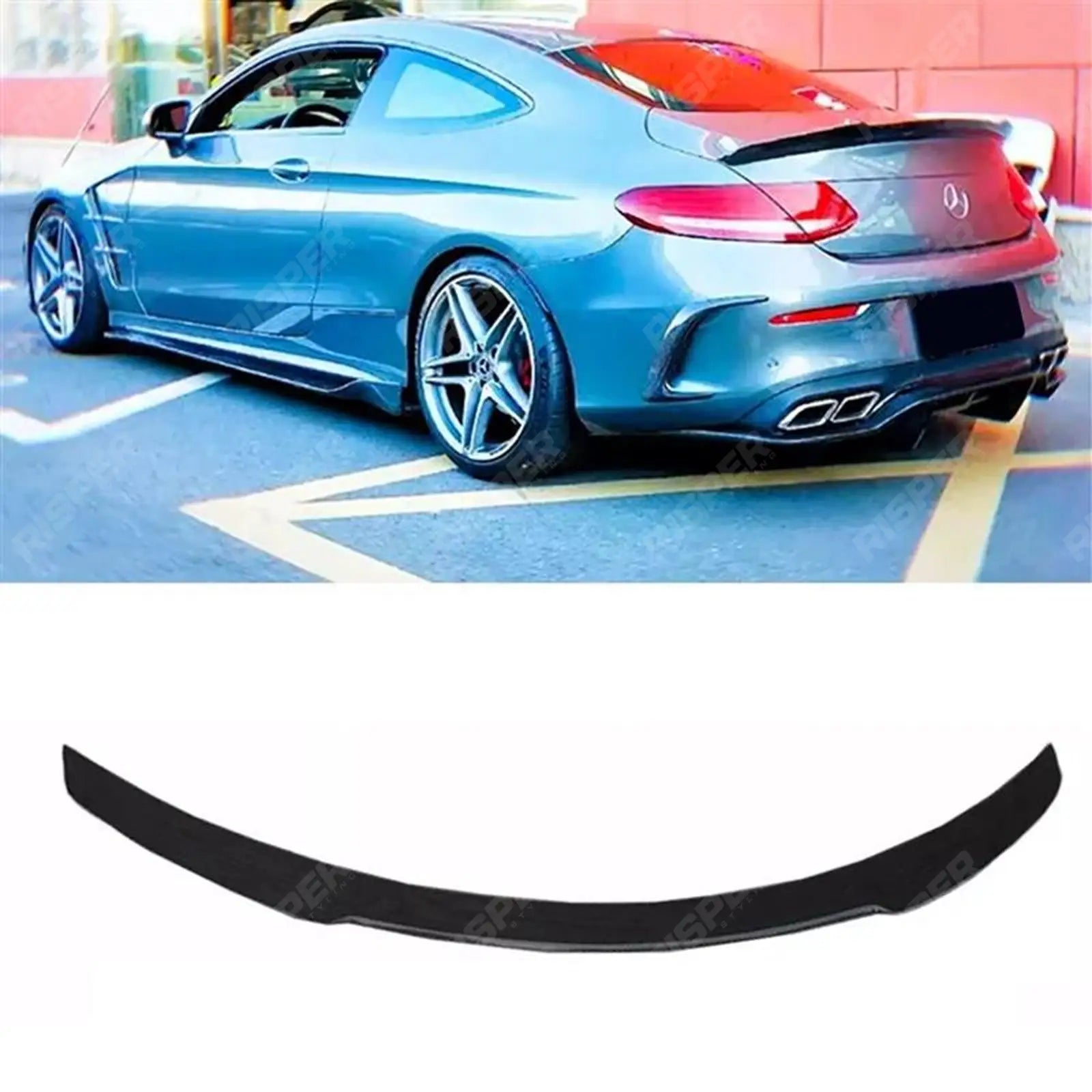 Mercedes C-Class C205 Coupe - 2014-2019 - FD Style Spoiler - Gloss Black Spoiler Main image