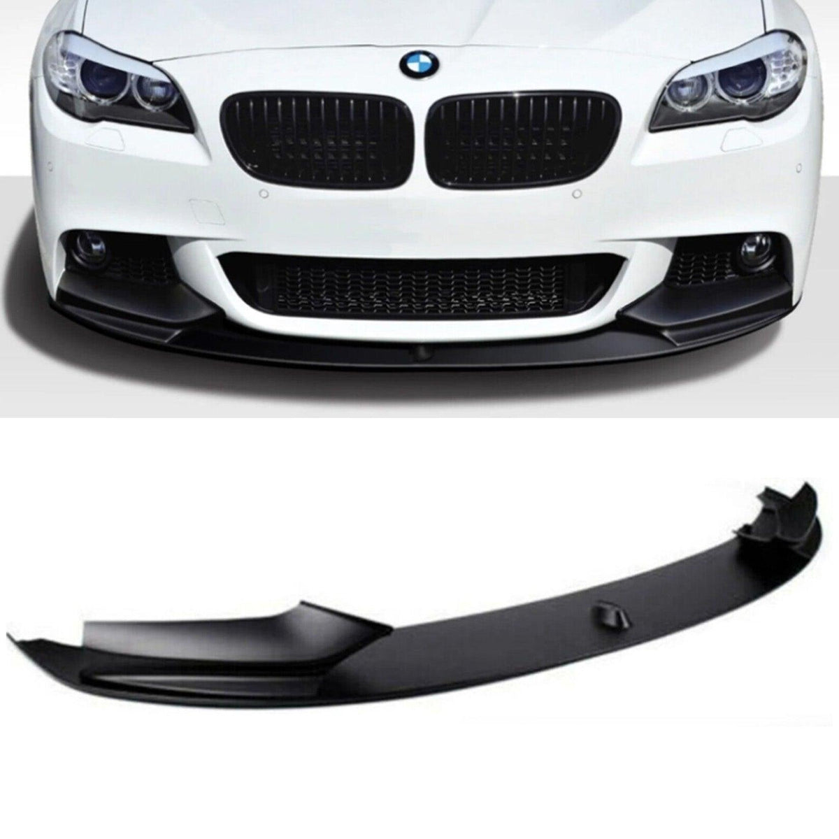 FOR BMW 3 SERIES F30/F35 M-PERFORMANCE 2011-19 FRONT SPLITTER LIP IN MATTE BLACK - RisperStyling