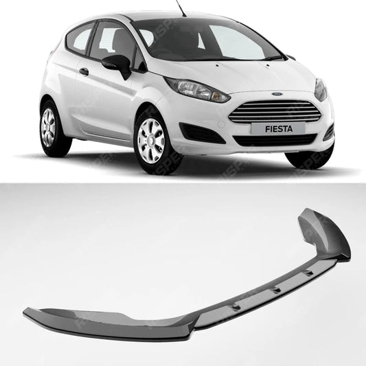 Ford Fiesta MK7 Facelift 12 - 17 Risper Front Splitter - Gloss Black
