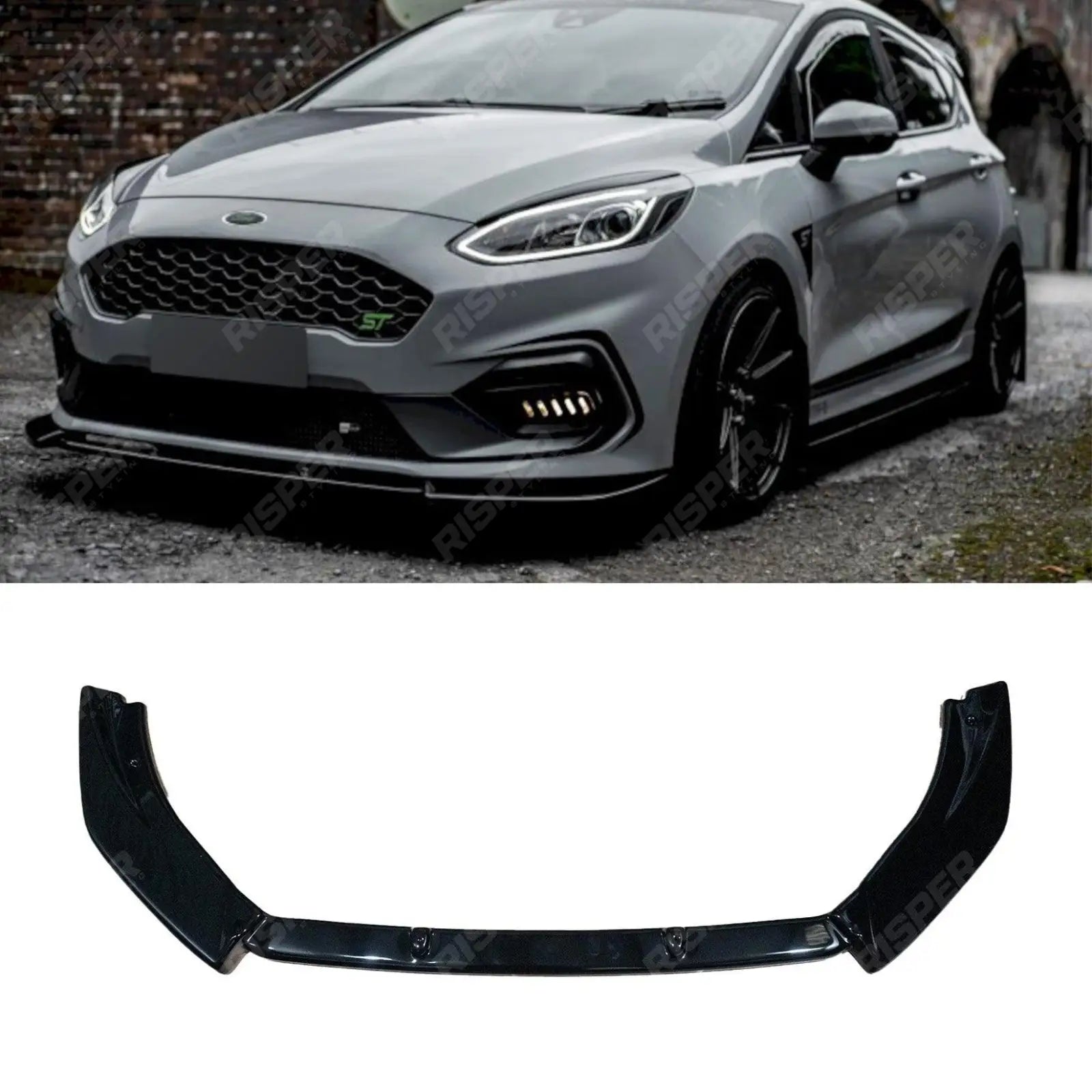 Ford Fiesta MK8 ST 2018 - 2021 / Fiesta ST Line 2017 - 2021 - RISPER Front Splitter Main image
