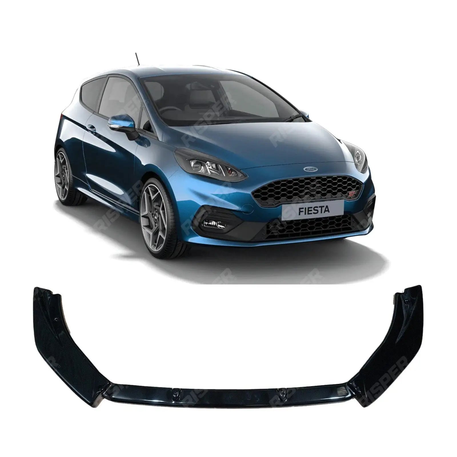 Ford Fiesta MK8 ST 2018 - 2021 / Fiesta ST Line 2017 - 2021 - RISPER Front Splitter