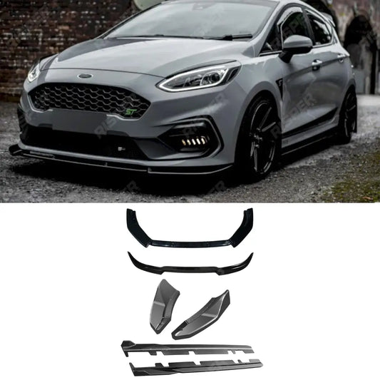 Ford Fiesta ST MK8 2018+ / Ford Fiesta ST-Line MK8 2017+ Aero Body Kit In Gloss Black Aero Kit