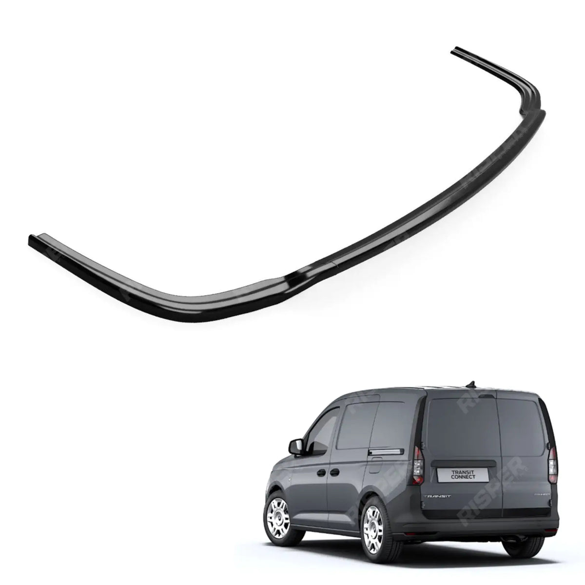 Ford Transit Connect 2024+ - Rear Bumper Splitter in Gloss Black Bumper Splitter