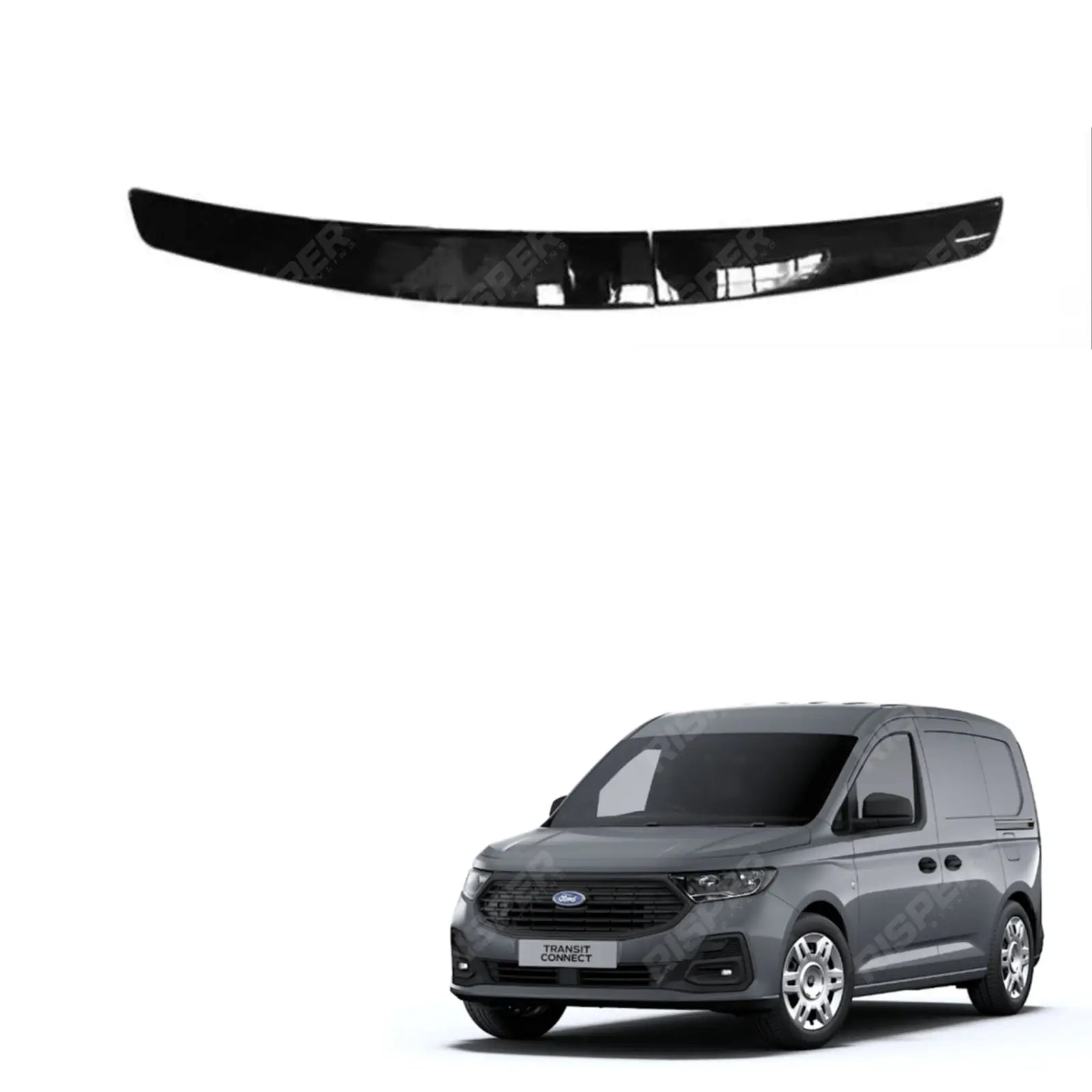 Ford Transit Connect - Rear Spoiler Barn Door in Gloss Black Spoiler Main image