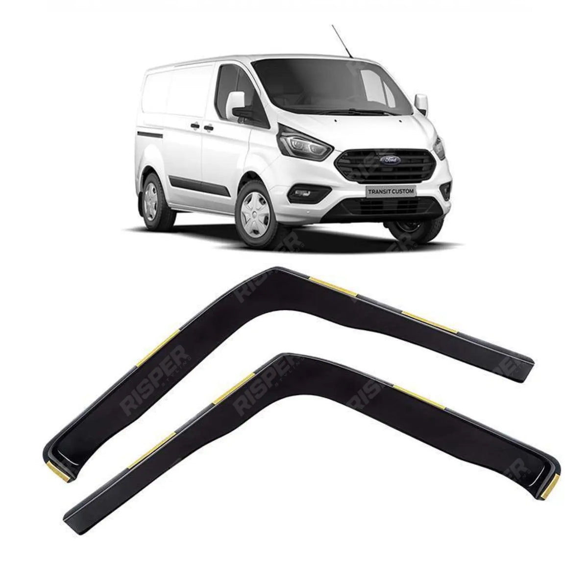 Ford Transit Custom 2012 - 2024 – STX Internal Wind Deflectors