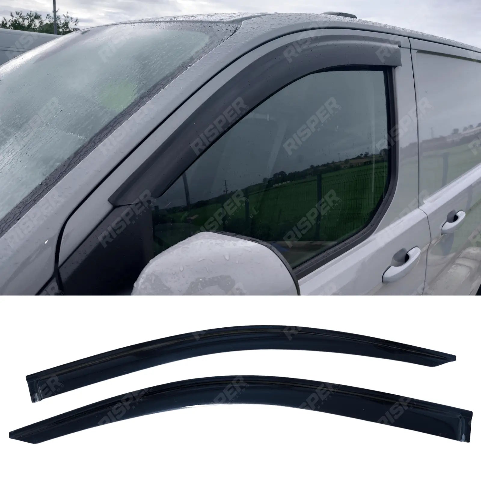 Ford Transit Custom 2023 On Stx Wind Deflectors – External Fit Main image