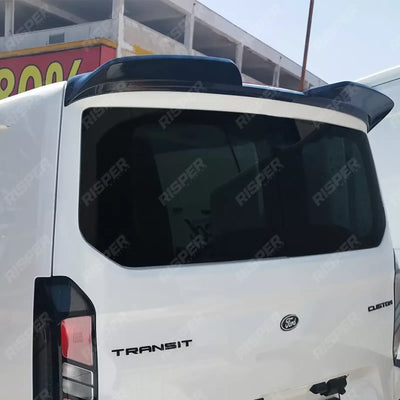 Ford Transit Custom 2023+ Trend & Limited Tailgate Rear Roof Spoiler - Gloss Black Rear Spoilers