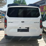 Ford Transit Custom 2023+ Trend & Limited Tailgate Rear Roof Spoiler - Gloss Black Rear Spoilers