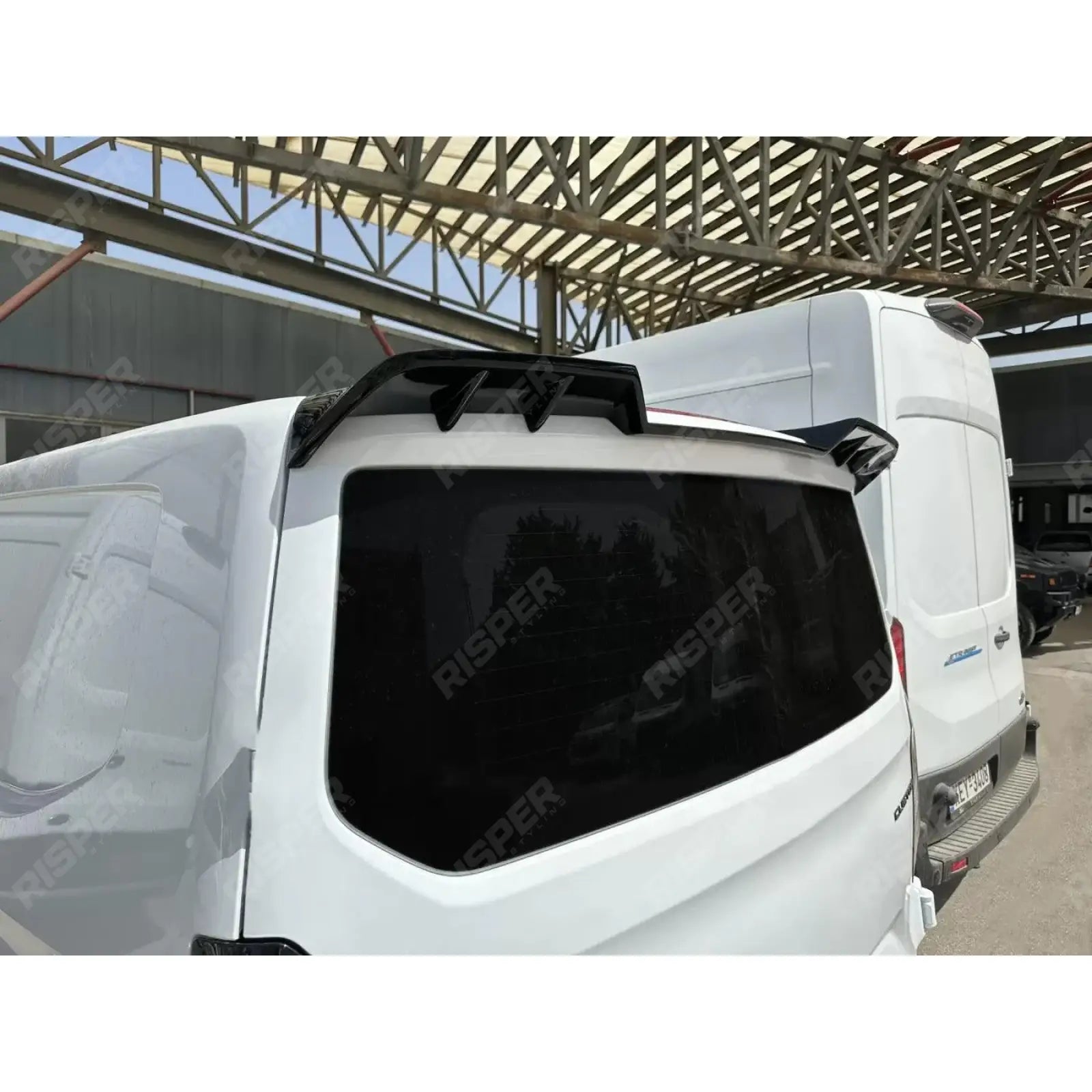 Ford Transit Custom 2023+ Trend & Limited Tailgate Rear Roof Spoiler - Unpainted
