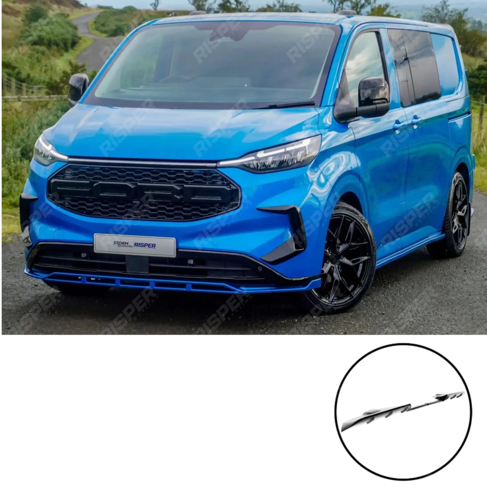 Ford Transit Custom 2024 On LWB Full Aero Kit V1 Colour Coded Aero Kit