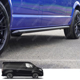 Ford Transit Custom LWB 2012 - 2024 - 2.4 Inch Gloss Black OE Style Sportline Side Bars