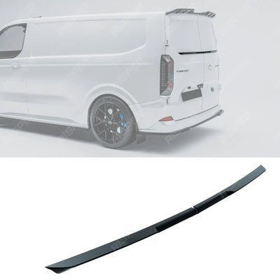 Ford Transit Custom MK2 2023+ Barn Door Mid Spoiler In Gloss Black Rear Spoilers