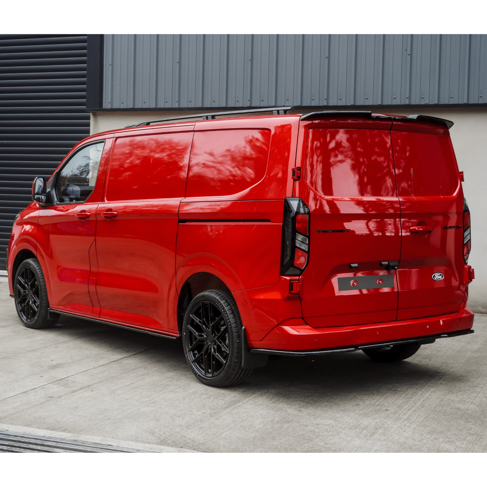 Ford Transit Custom MK2 2024 on Full Low Line Aero Kit In Gloss Black