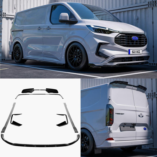 Ford Transit Custom MK2 2024 on Full Low Line Aero Kit In Gloss Black