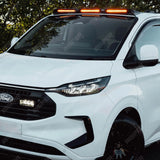 Ford Transit Custom MK2 2024 on Luminex Roof Light Pod With Amber Strobe In Gloss Black Lights