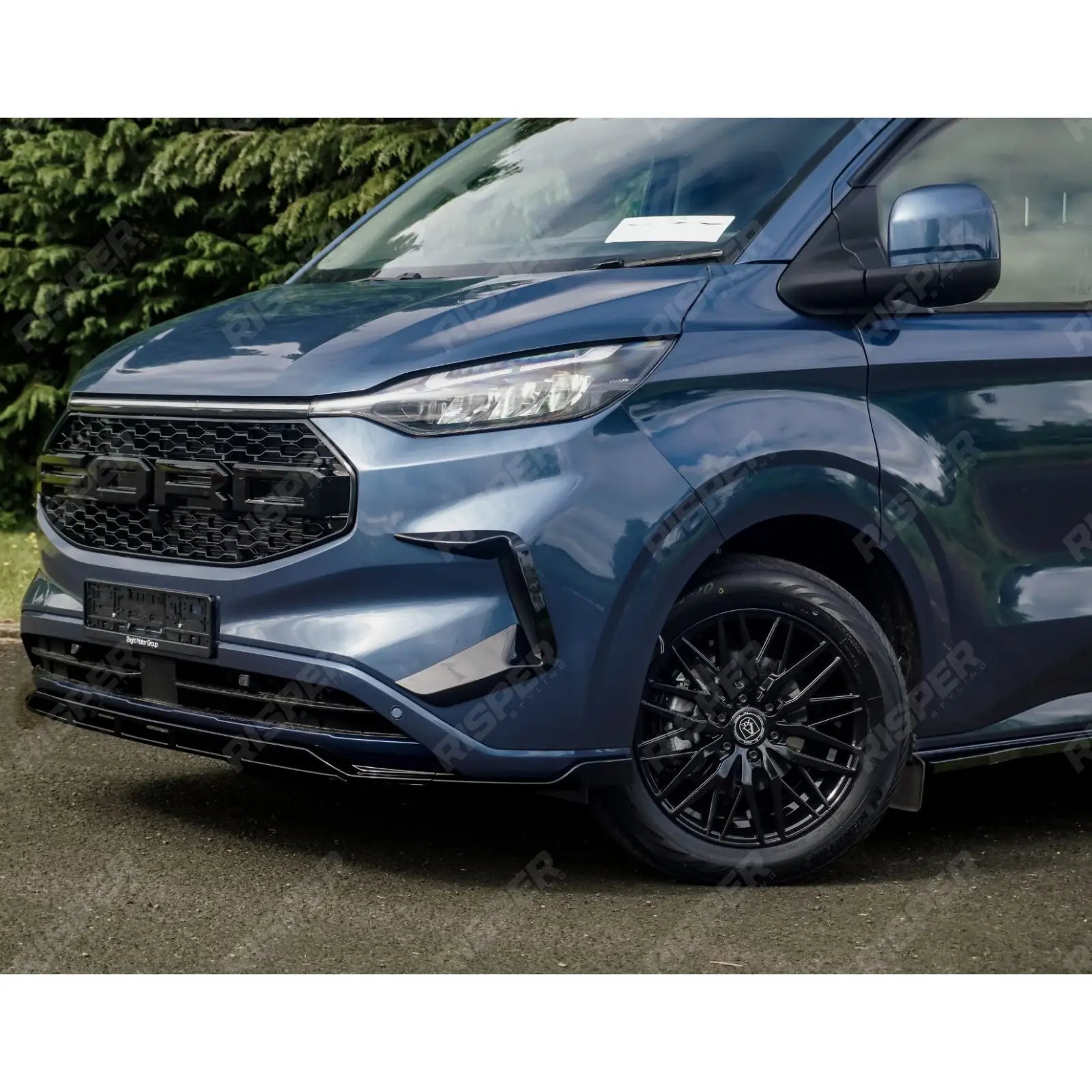 Ford Transit Custom MK2 2024 on LWB Full Low Line Aero Kit V1 In Gloss Black Aero Kit