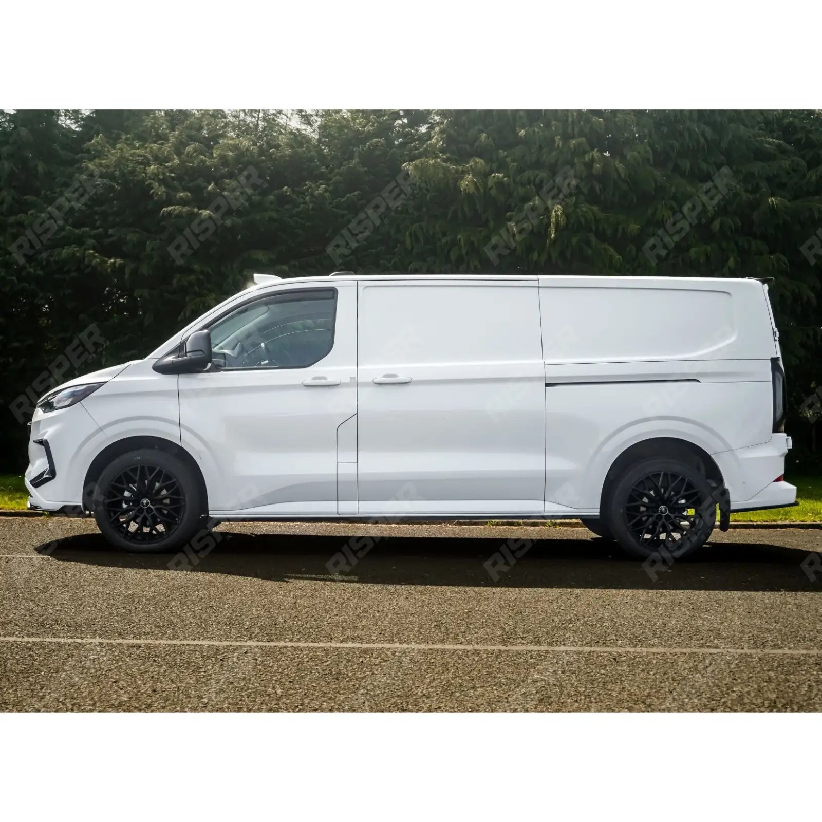 Ford Transit Custom MK2 2024 on LWB Full Low Line Aero Kit V1 In Gloss Black Aero Kit