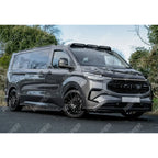 Ford Transit E Custom & PHEV MK2 2024 on Front Aero Canard Loops In Gloss Black Body Trims
