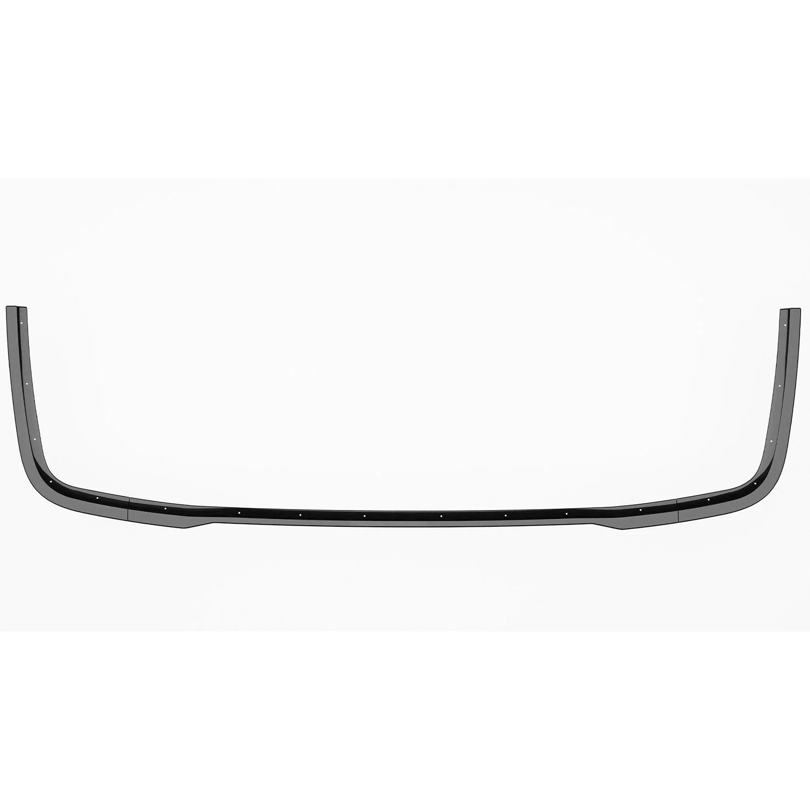 Ford Transit Custom MK2 2024 On Rear Bumper Splitter In Gloss Black 3 Piece
