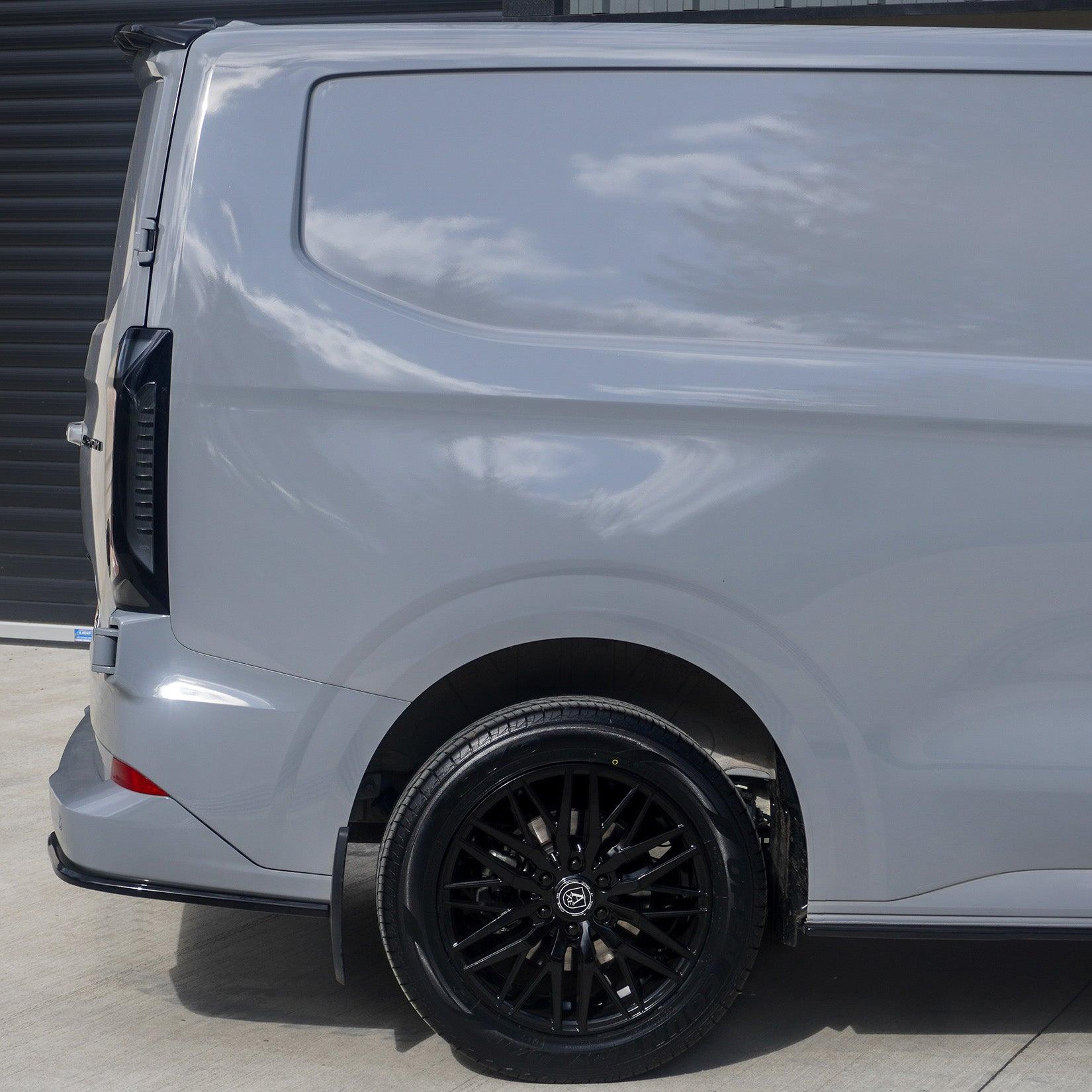 Ford Transit Custom MK2 2024 on Trend & Limited Rear Bumper Splitter In Gloss Black