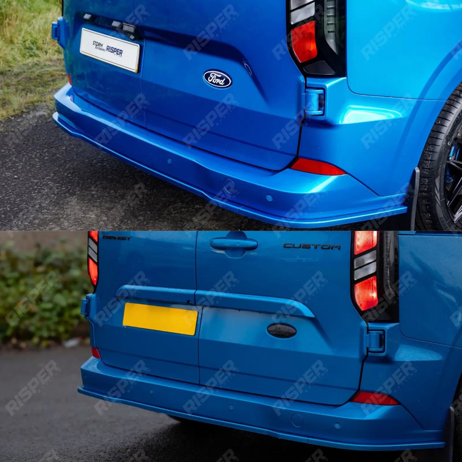 Ford Transit Custom MK2 2024+ Rear Threshold Camera Cover Colour Coded Body Trims