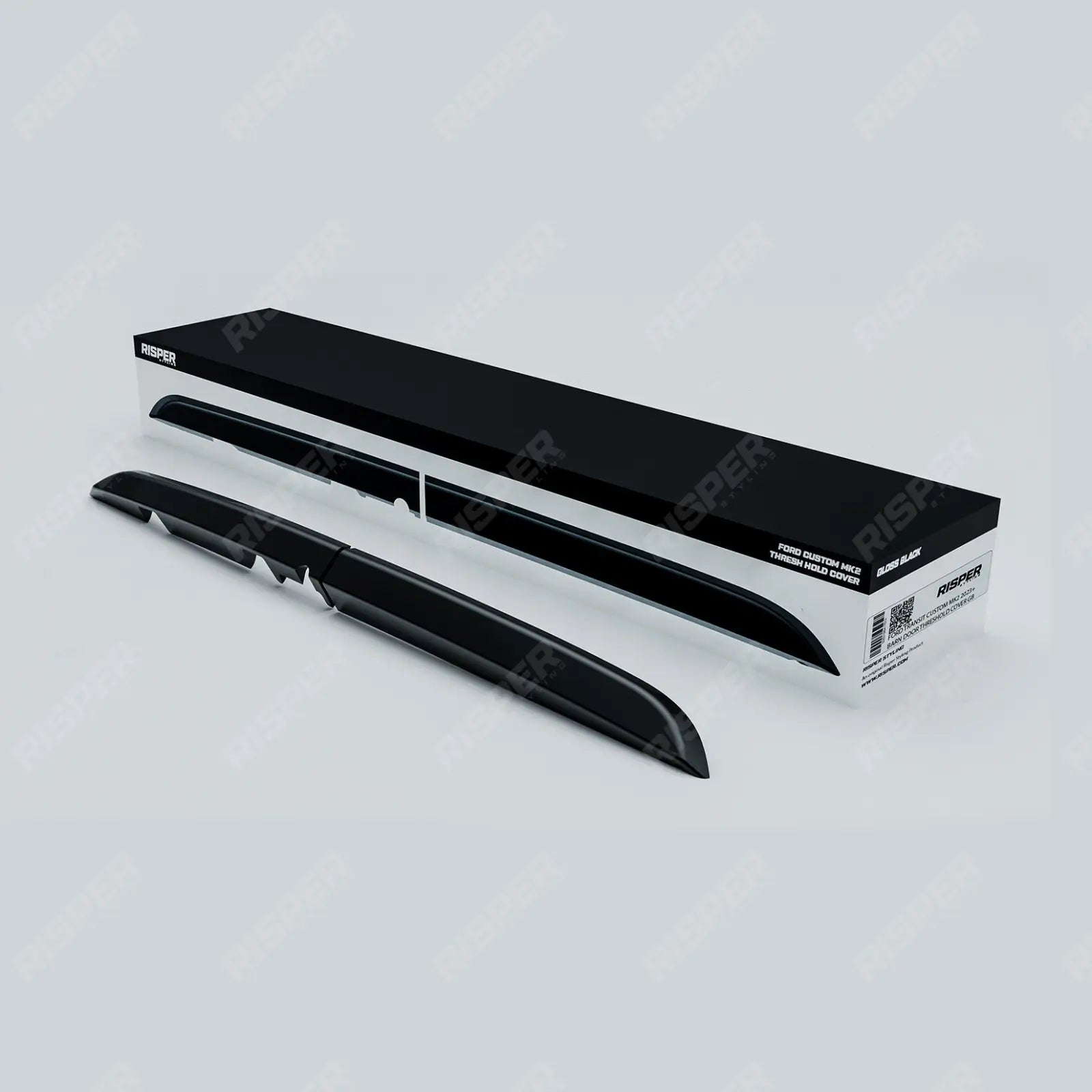 Ford Transit Custom MK2 2024+ Rear Threshold Camera Cover In Gloss Black Body Trims