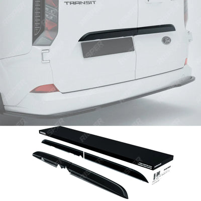 Ford Transit Custom MK2 2024+ Rear Threshold Camera Cover In Gloss Black Body Trims