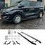 Ford Transit Custom MK2 LWB 2024 On Trapezoid Side Bars In Gloss Black Side Bars