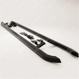 Ford Transit Custom MK2 LWB 2024 On Trapezoid Side Bars In Matt Black Side Bars