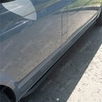 Ford Transit Custom MK2 LWB 2024 On Trapezoid Side Bars In Matt Black Side Bars