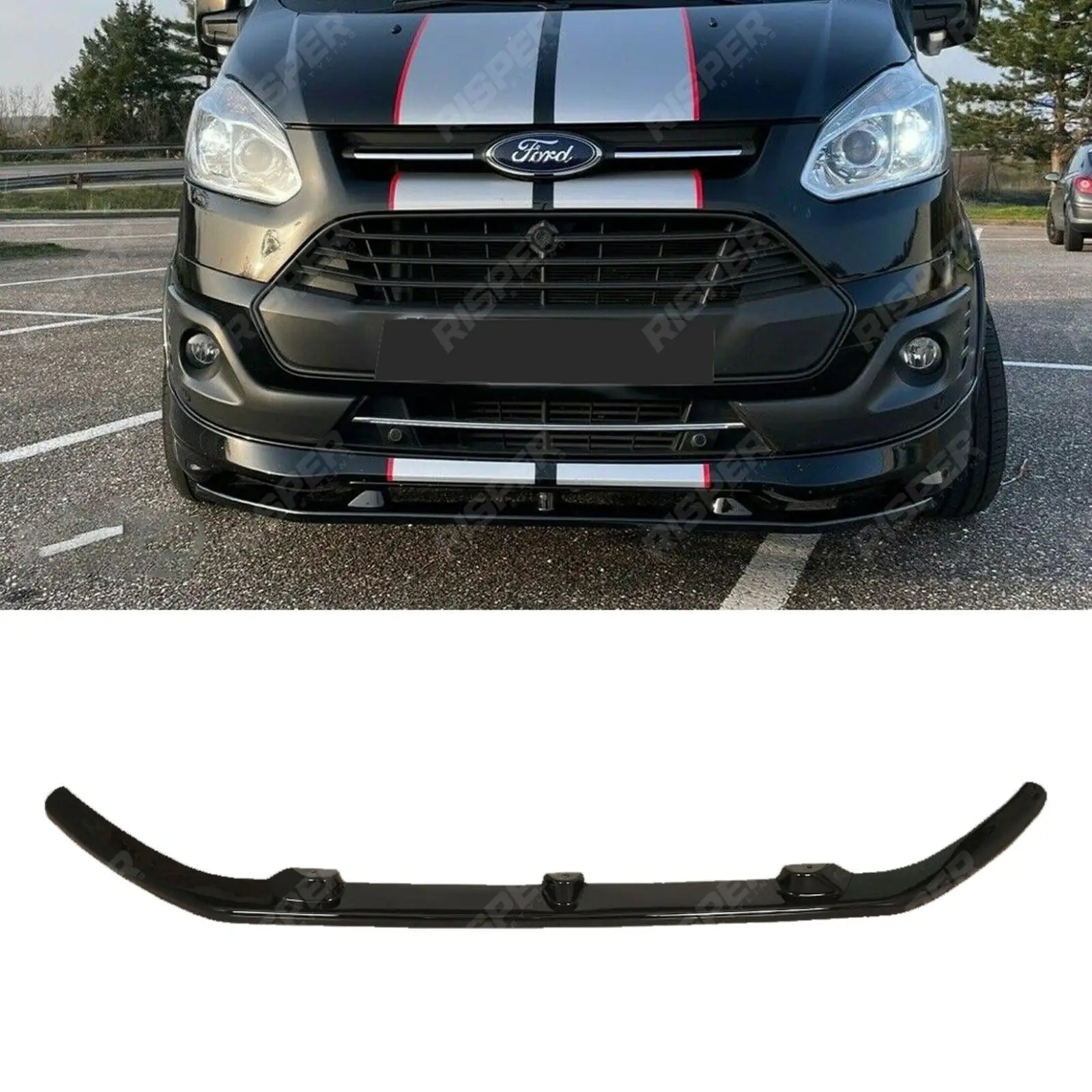 Ford Transit Custom Sport 2018 - 2024 - STX Front Sportline Splitter Spoiler Main image