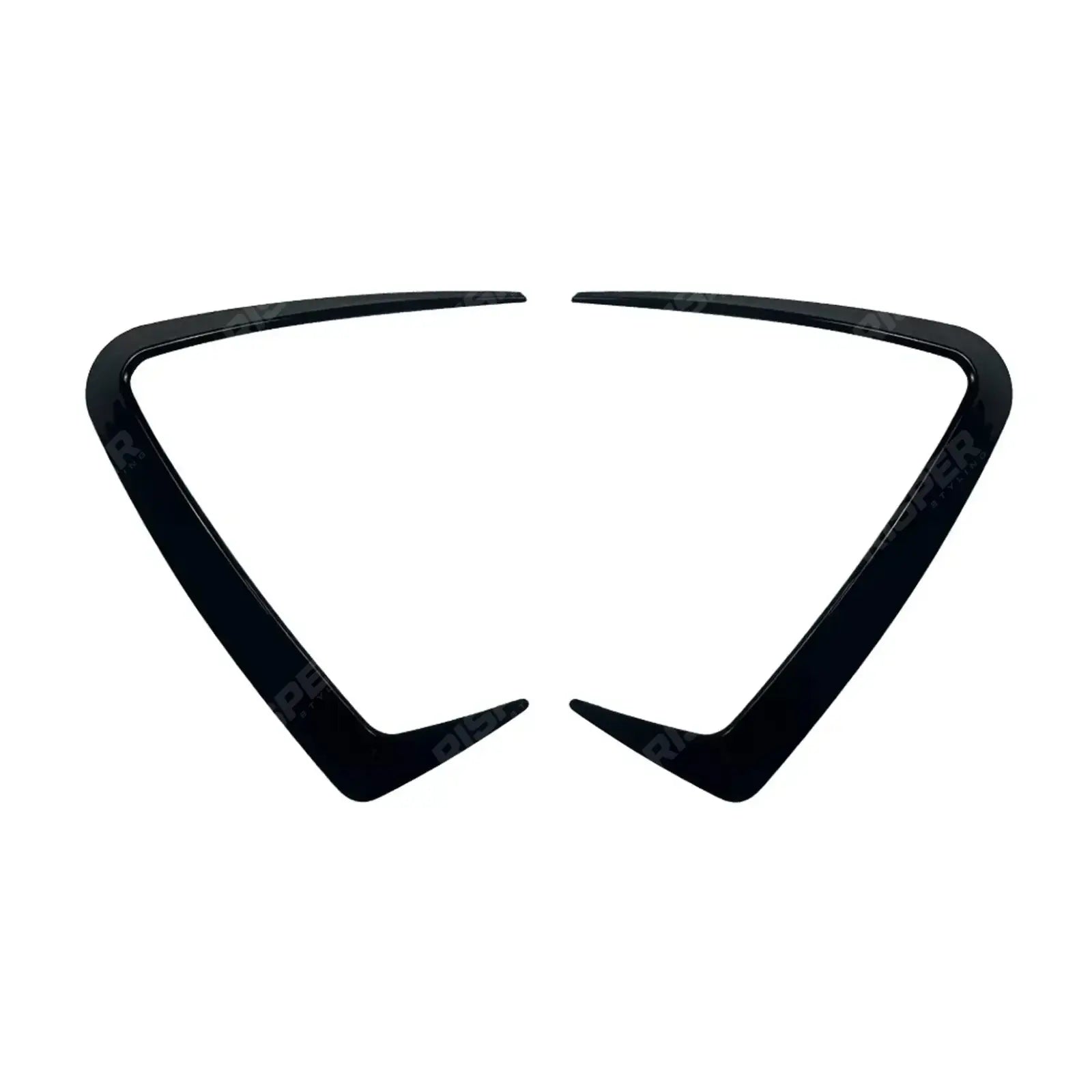 BMW X3 G45 2025+ M-Sport Front Bumper Canards In Gloss Black Body Trims