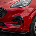 Front Canards In Gloss Black For Ford Puma ST Line & ST Line X 2019+ - Body Trims