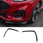 Front Canards In Gloss Black For Ford Puma ST Line & ST Line X 2019+ - Body Trims