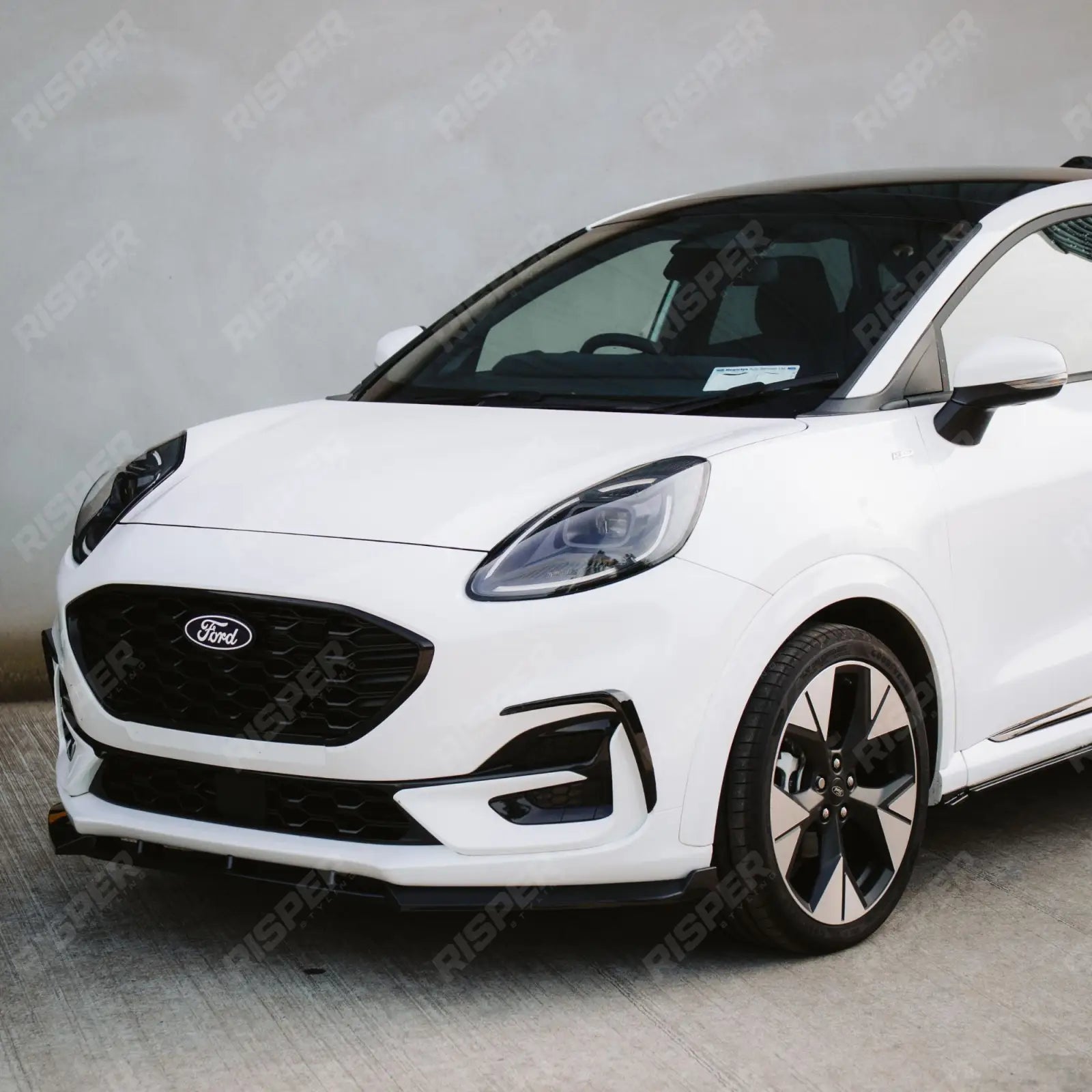 Ford Puma ST Line & ST Line X 2019+ Front Canards In Gloss Black - Body Trims