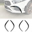 MERCEDES A CLASS AMG LINE 2018-2024 SEDAN / HATCHBACK FRONT CANARDS IN GLOSS BLACK Body Trims