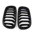 Bmw X5 F15 2013-2018 - Matte Black Front Grill - Solid Slat Grilles