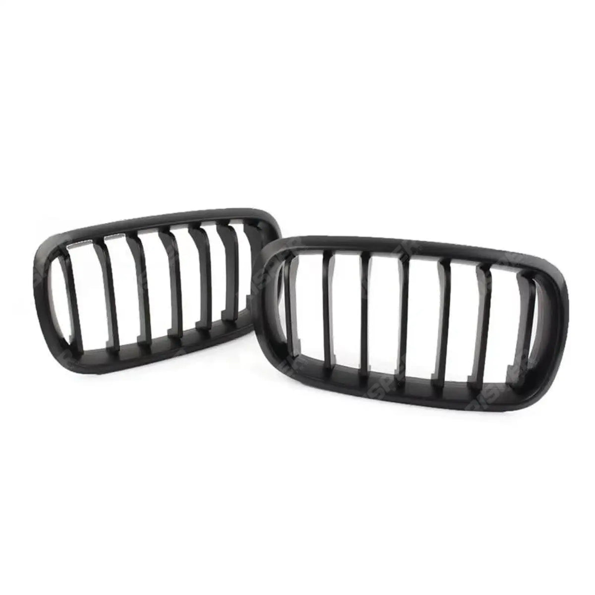 Bmw X5 F15 2013-2018 - Matte Black Front Grill - Solid Slat Grilles