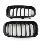 Bmw X5 F15 2013-2018 - Matte Black Front Grill - Solid Slat Grilles