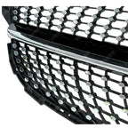 Front Grille Diamond Style (Camera Compatible) For Mercedes C205 W205 2019-2021 - Grilles