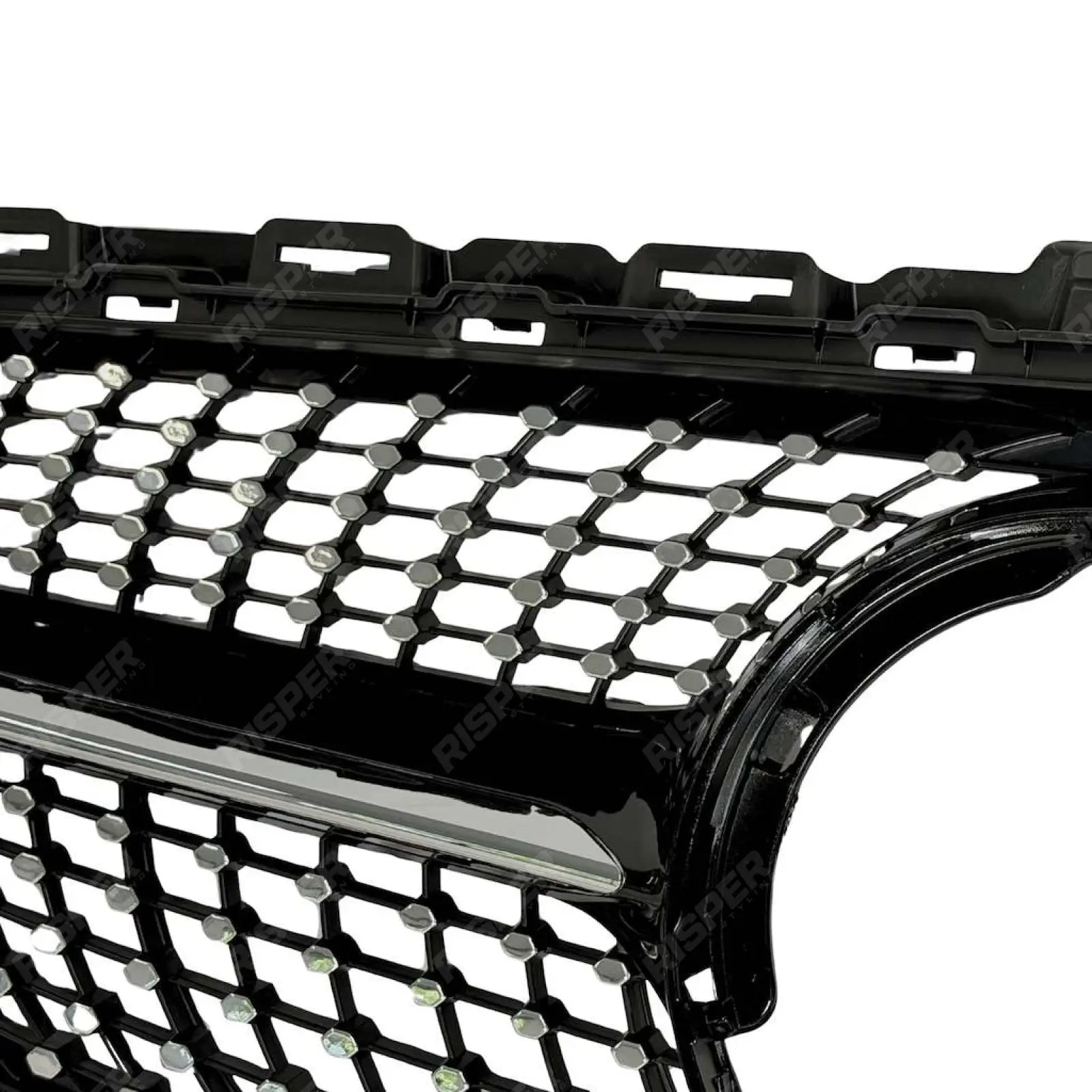Front Grille Diamond Style (Without Camera) For Mercedes C205 W205 2019-2021 Secondary image